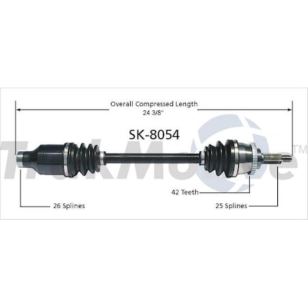 Cv Axle Shaft,Sk-8054